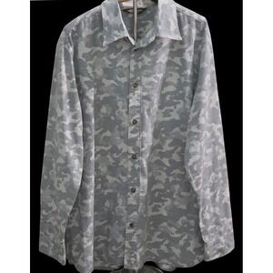 The North Face Men's XL Long Sleeve Button Down Shirt  Field Camo Hiking